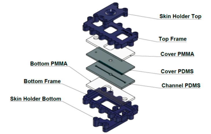 新型皮膚,芯片,化妝品安全,功效評價
